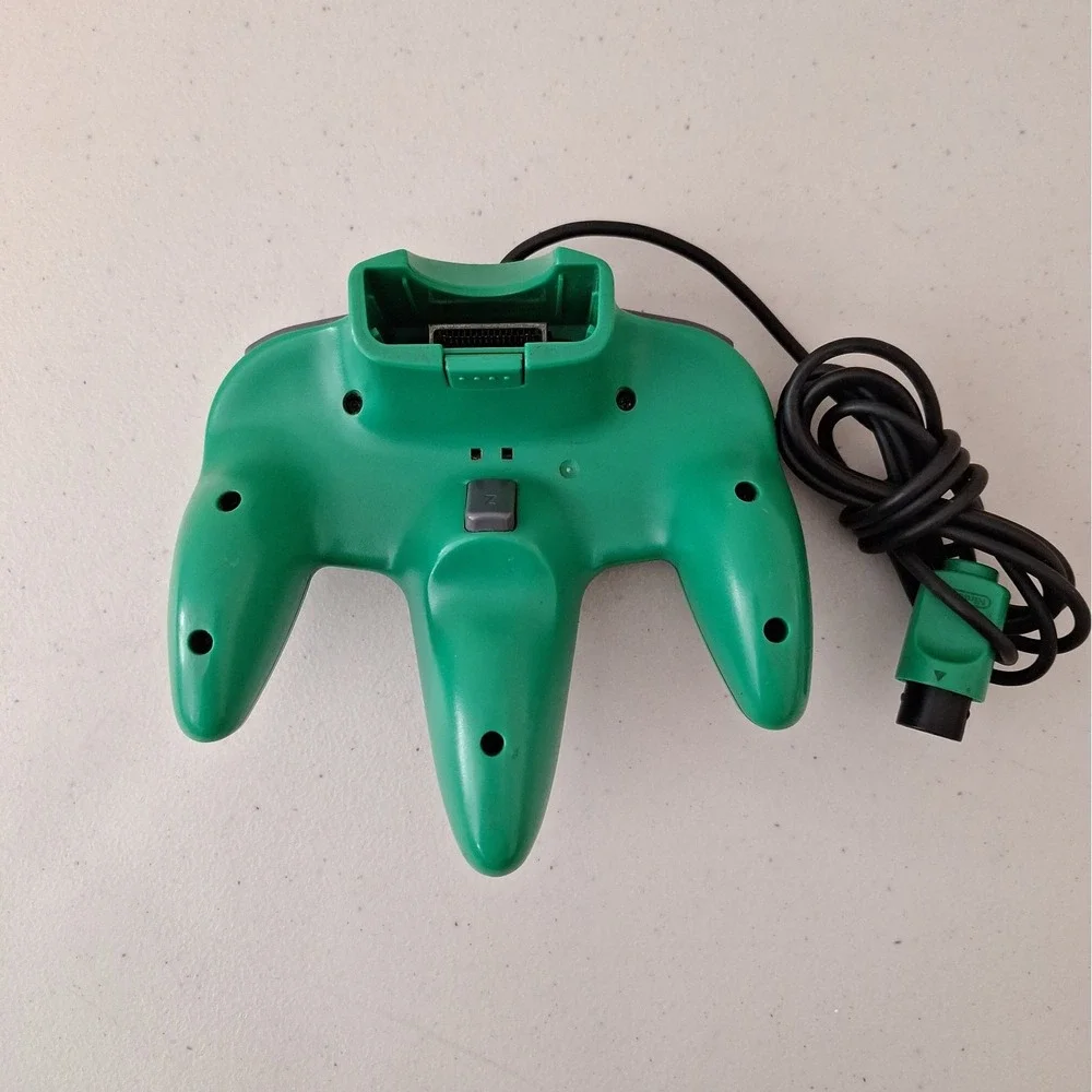 Official Nintendo 64 Controller OEM N64 Color Green UNTESTED